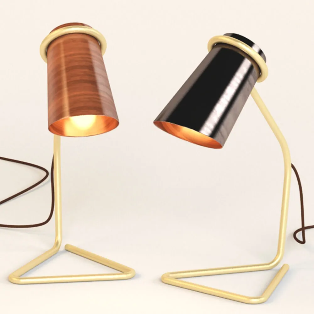 lighting – Copper table lamp 3ds Max
