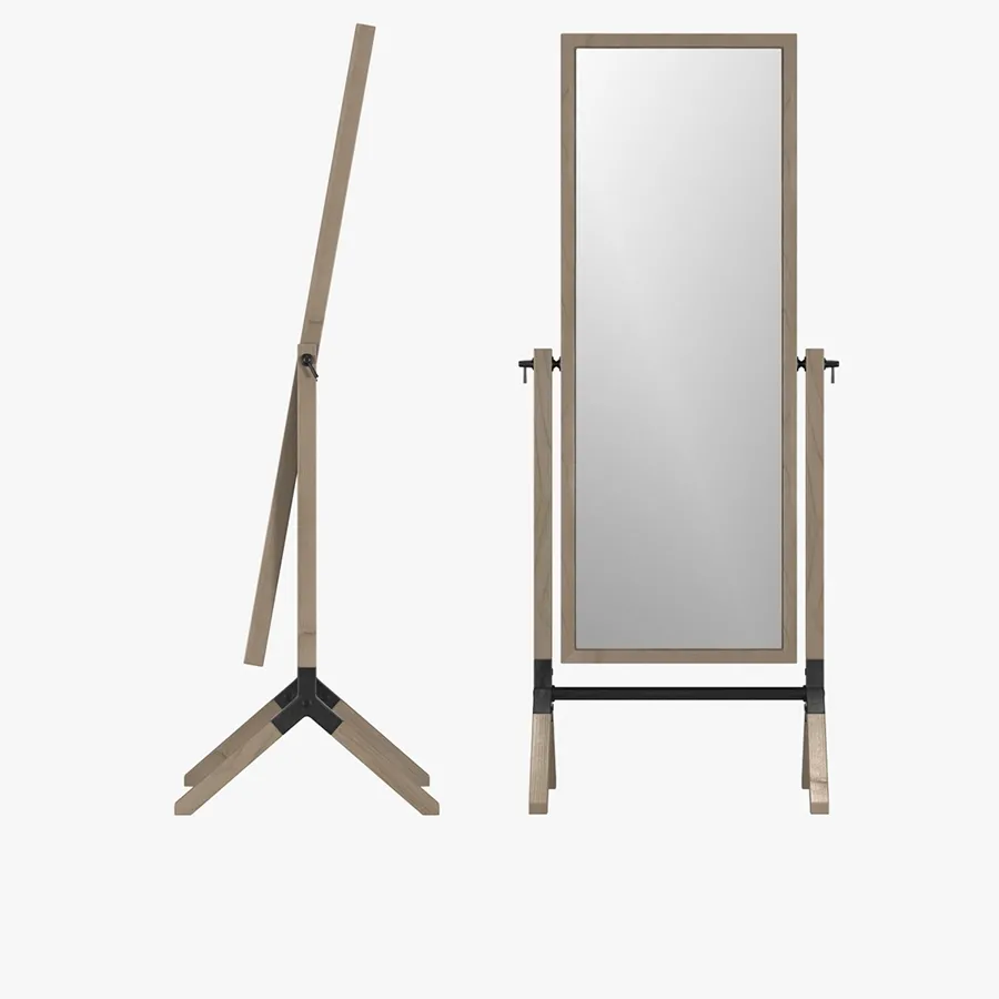 lighting – Crate and  Barre – Malvern Cheval floor mirror 3ds Max
