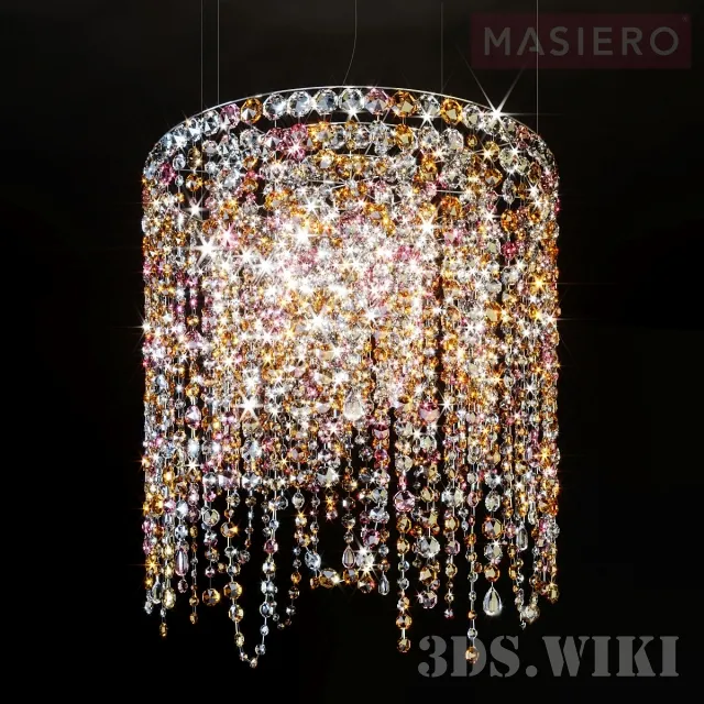 lighting – Crystal chandelier Masiero 3ds Max