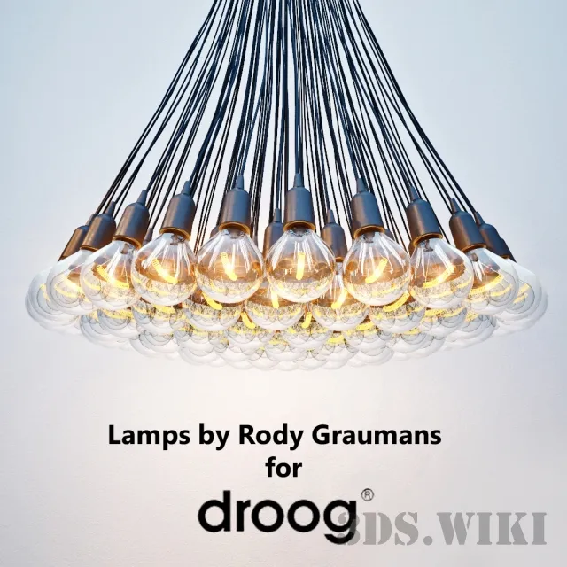 lighting – Подвесные светильники от Rody Graumans для droog 3ds Max