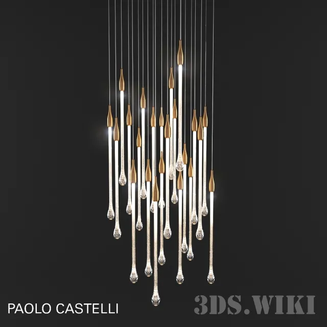 lighting – Сhandelier  paolo castelli allure 3ds Max
