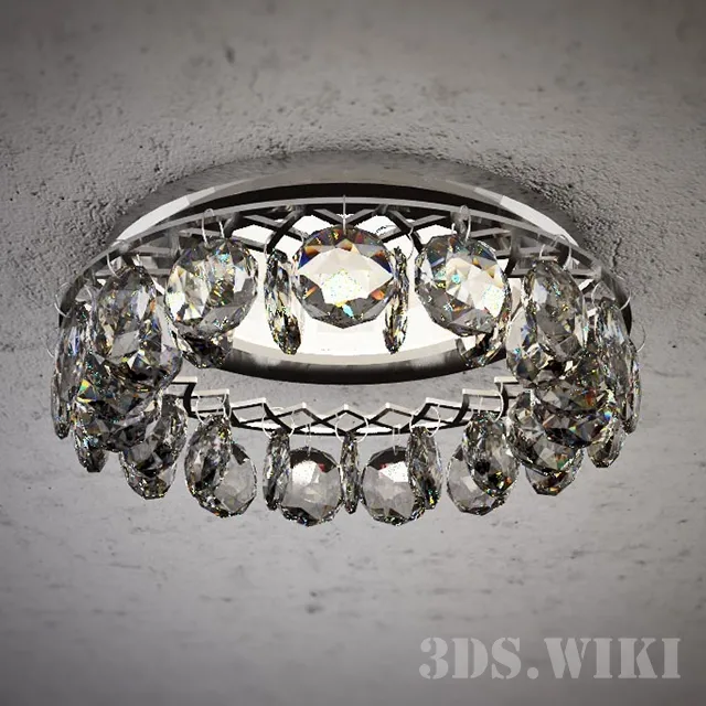 lighting – Сrystal spotlight 3ds Max