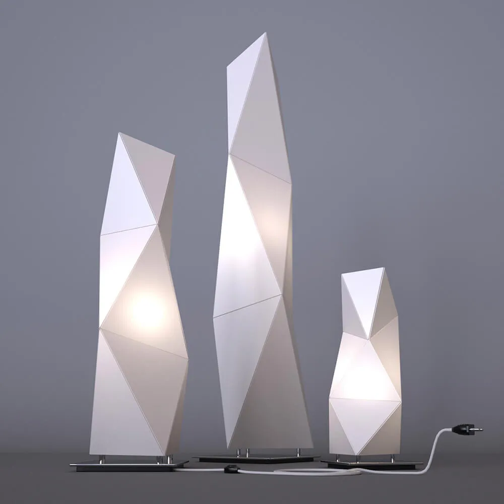 lighting – Diamond table lamps 3ds Max