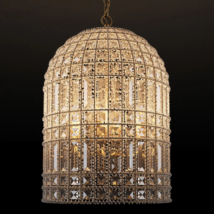 lighting – Dominique medium chandelier CH064-4-VBN 3ds Max