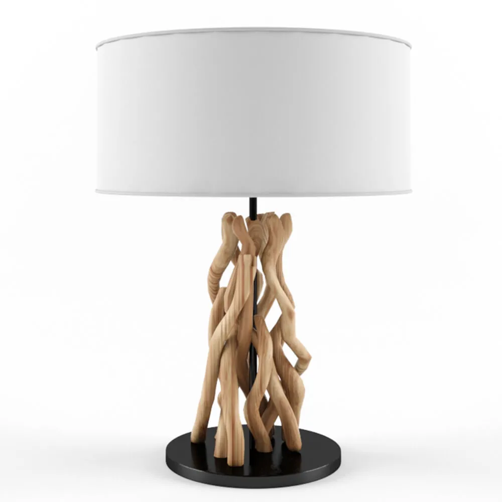 lighting – Driftwood Table Lamp 3ds Max