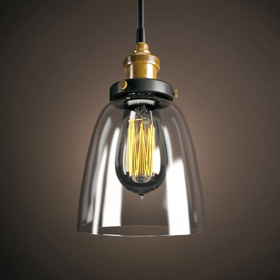 lighting – Edison ceiling lamp 010 3ds Max