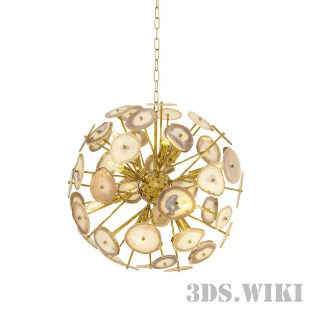 lighting – Eichholtz Chandelier Branquinho 3ds Max