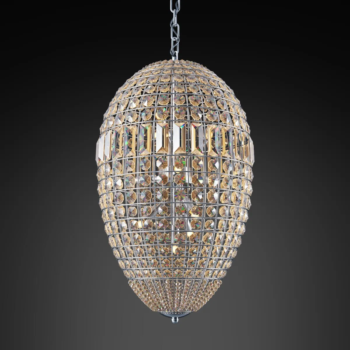 lighting – Elmer Crystal Chandelier Ch084-107 3ds Max