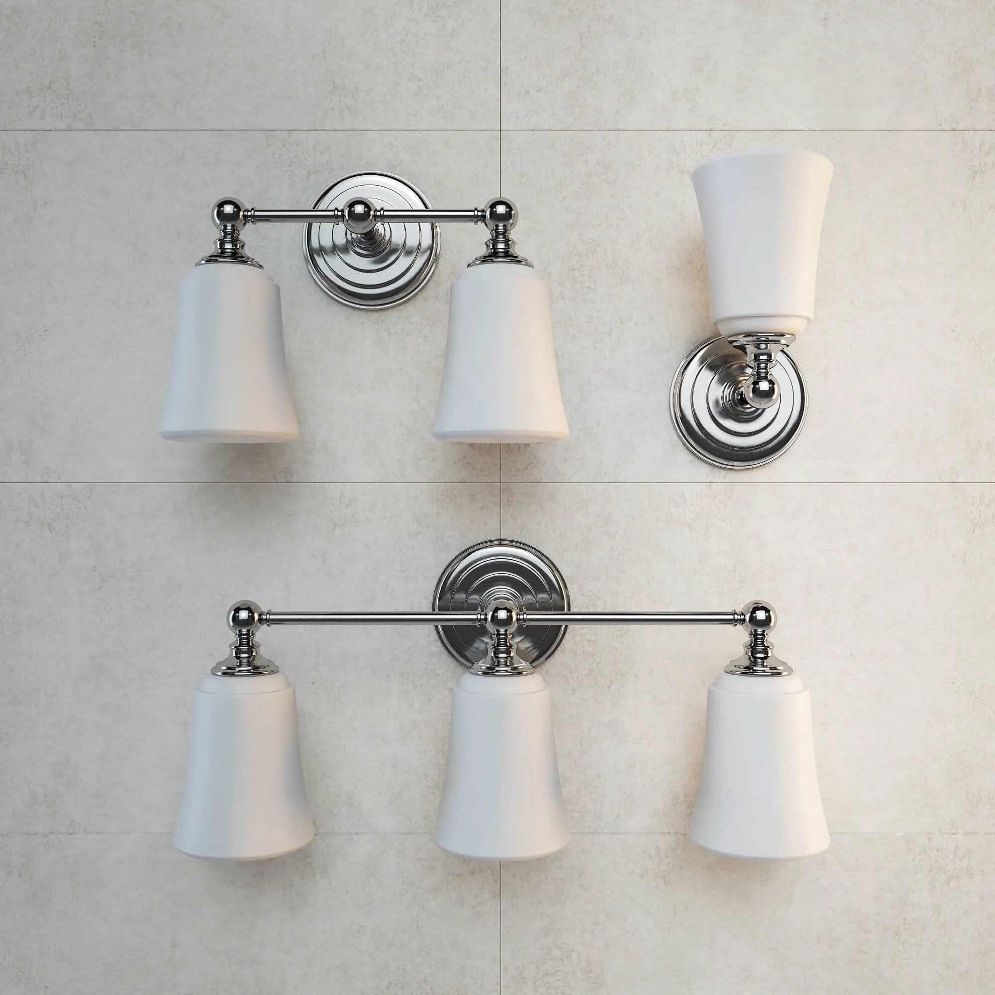 lighting – Elstead Feiss Huguenot Lake  Perry wall light 3ds Max