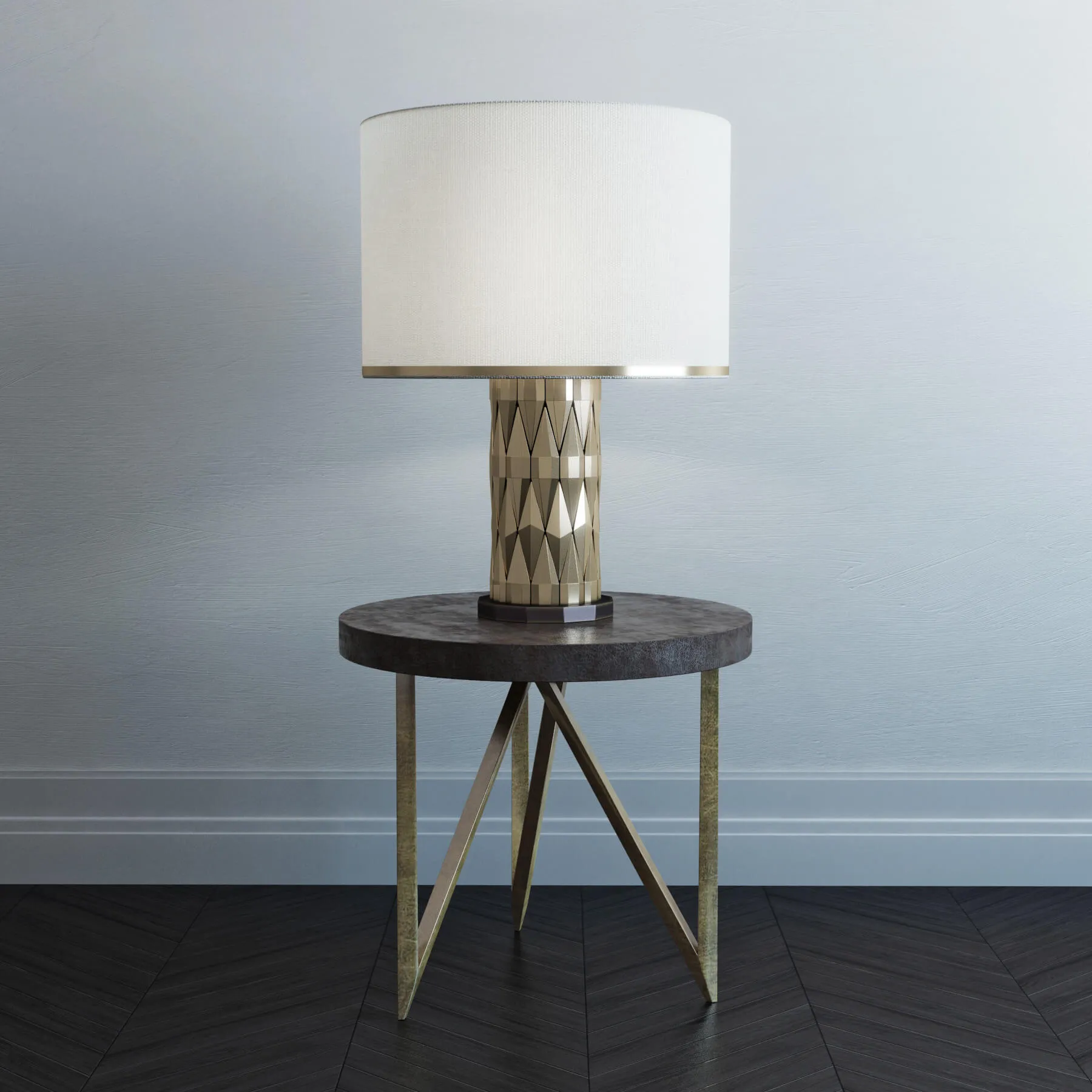 lighting – Ember & Blake Shagreen table lamp 31 3ds Max