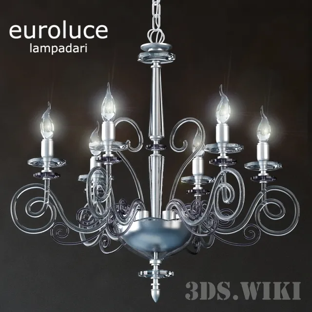 lighting – Euroluce Lampadari Cloe chandelier 3ds Max