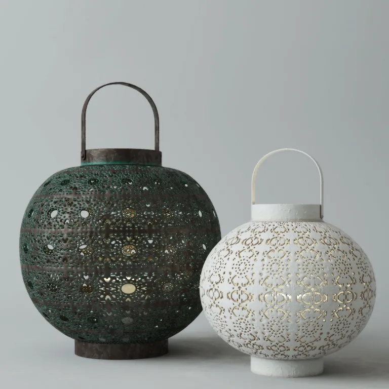 lighting – Filigree Lanterns 3ds Max
