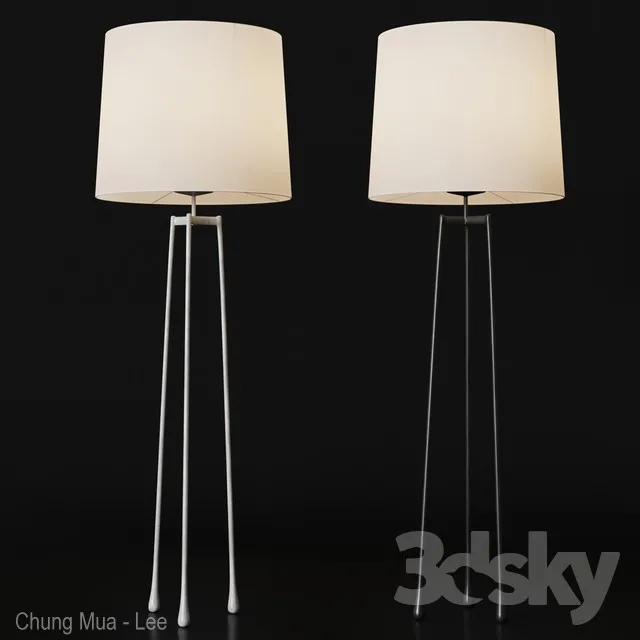 LIGHTING – FLOOR LAMP – 3D MODELS – 3DS MAX – FREE DOWNLOAD – 12414