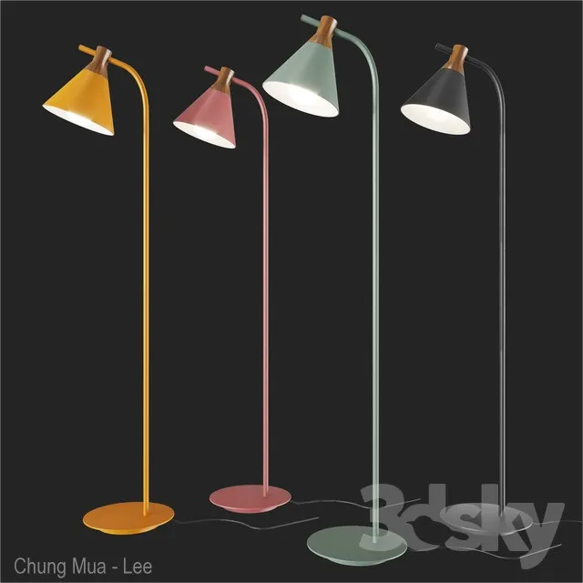 LIGHTING – FLOOR LAMP – 3D MODELS – 3DS MAX – FREE DOWNLOAD – 12472