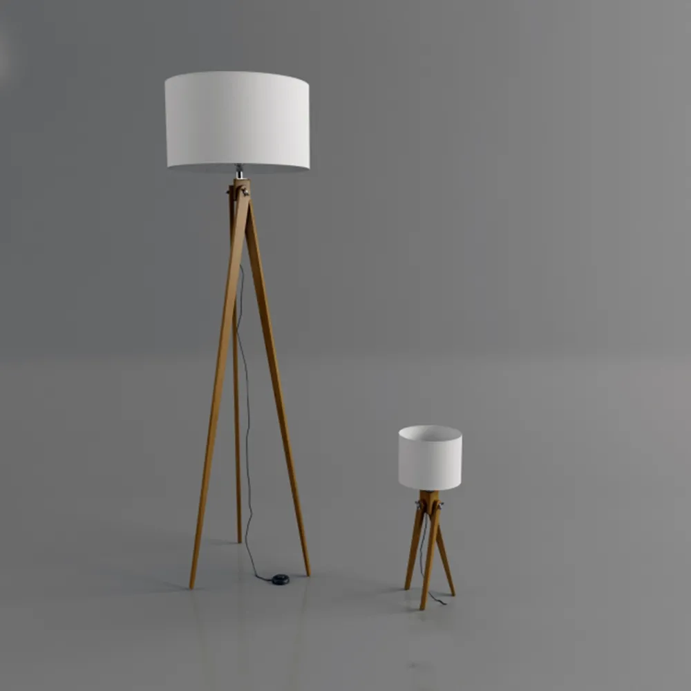 lighting – Floor lamp and table lamp LightWood 3ds Max