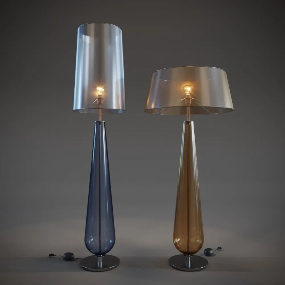 lighting – Floor lamp FL015-8 3ds Max