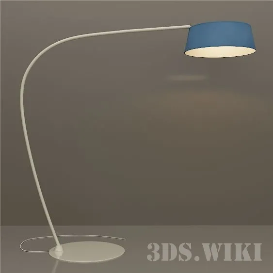 lighting – Floor lamp Linea Light Oxygen FL1 8101 3ds Max