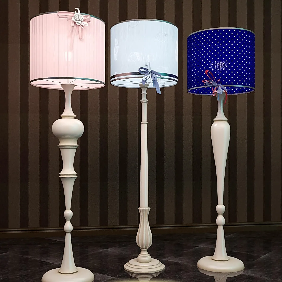 lighting – Floor lamps Giorgio casa Italy art. L1 L5 L10 3ds Max