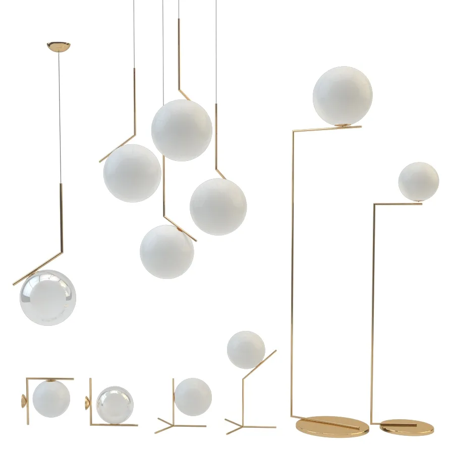 lighting – Flos IC Lights set 3ds Max