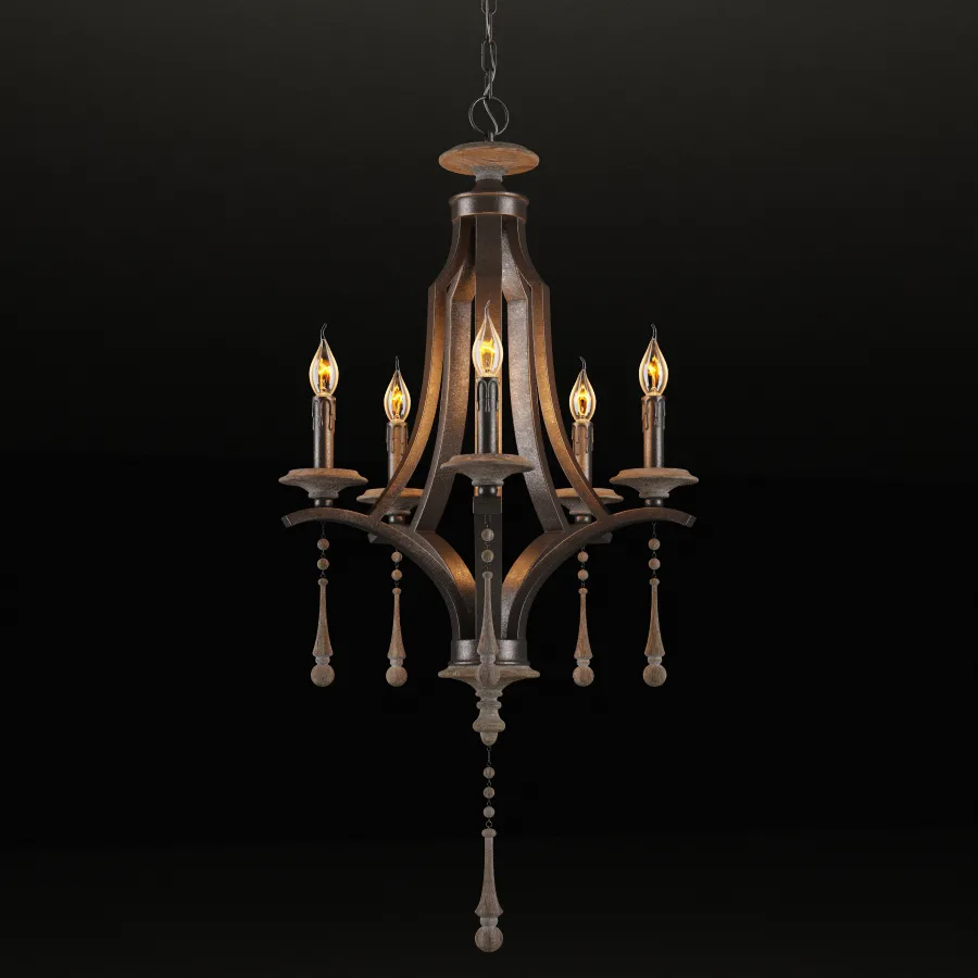 lighting – Gauthier chandelier 78 3ds Max