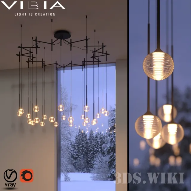 lighting – Gimbal Vibia Algorithm 0885 3ds Max