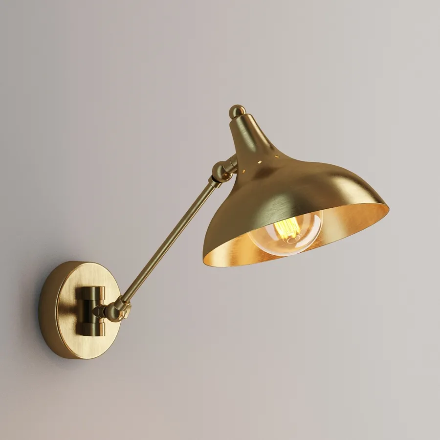 lighting – Gramercy Home – Charlton Sconce SN056-1-BRS 3ds Max