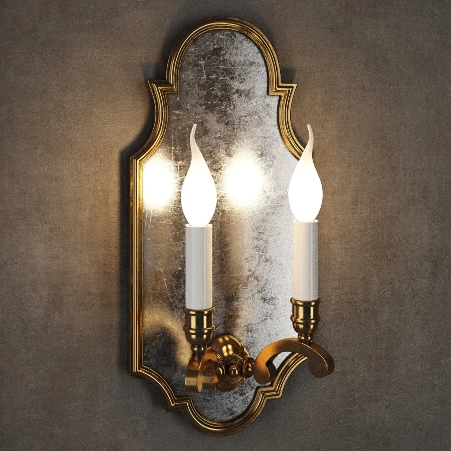 lighting – Gramercy  Home  – Reardenn Sconce SN050-2-BRS 3ds Max