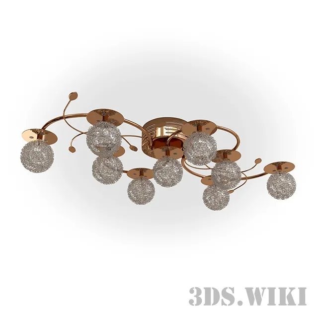 lighting – Halogen chandelier Eurosvet 4800/9 Armeria 3ds Max