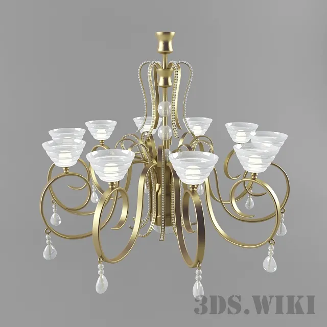 lighting – Hanging chandelier 3ds Max