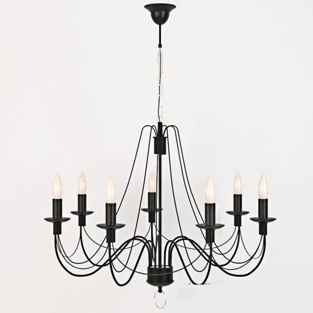 lighting – Hanging Chandelier Castle 10010-7L 3ds Max