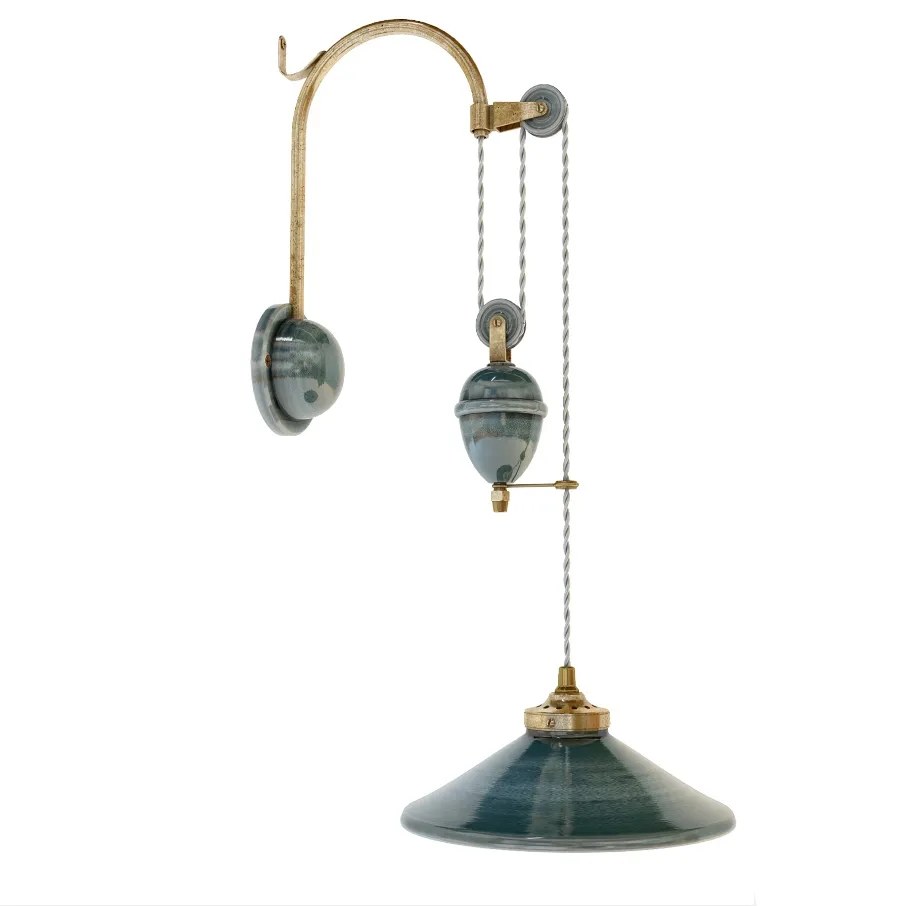 lighting – Hector Finch french ceramic wall light Rise and  Fall  WL 119 3ds Max