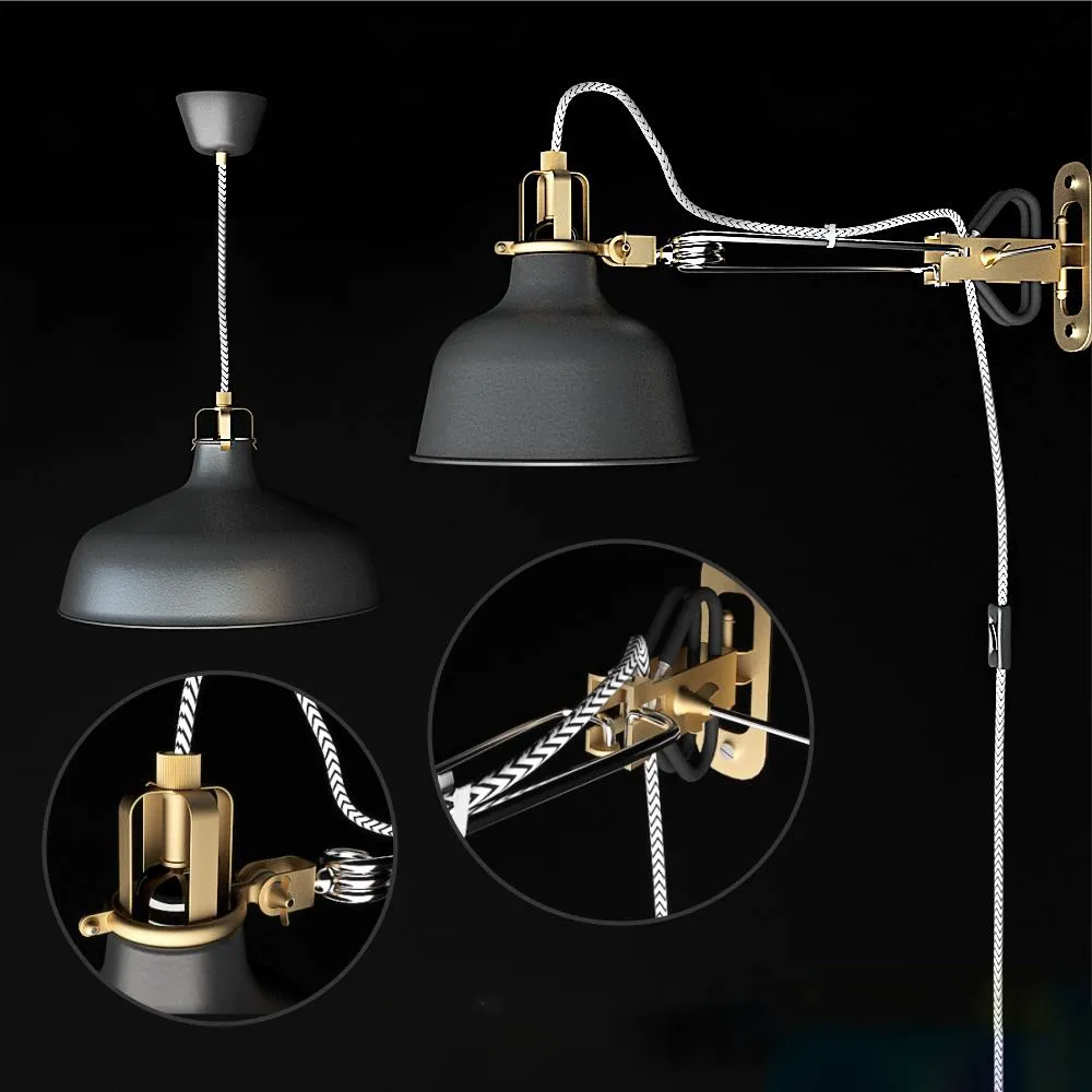 lighting – Ikea Ranarp 1 lamp 3ds Max