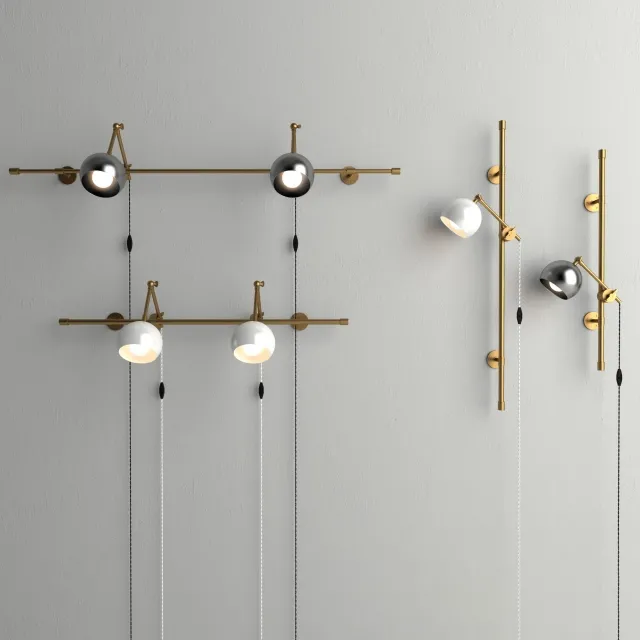 lighting – Jones Double Sconce 2 3ds Max