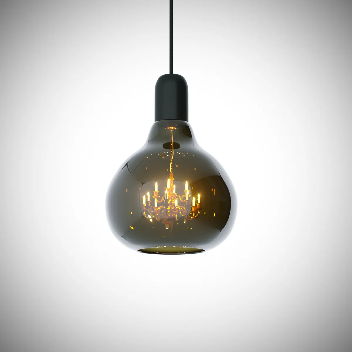 lighting – King Edison ceiling lamp 09 3ds Max