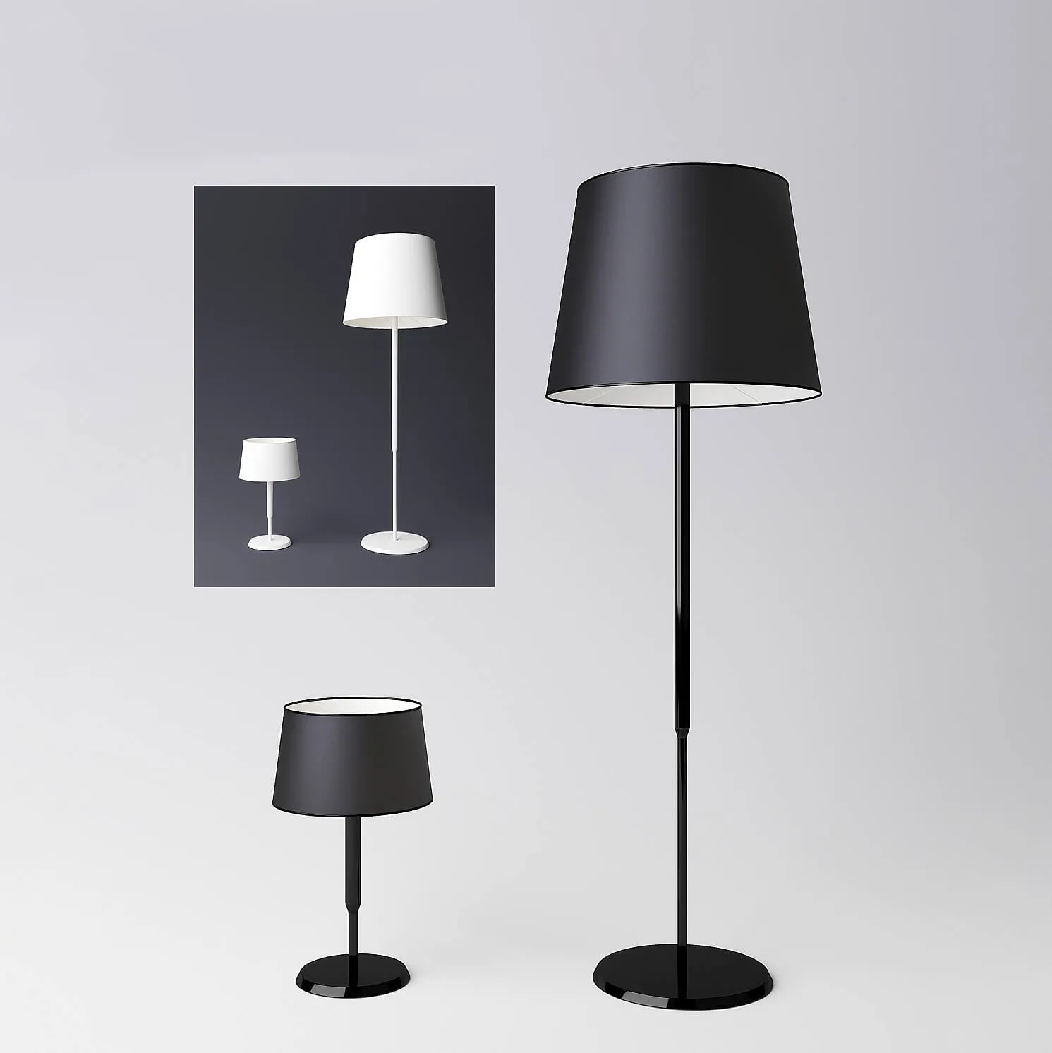 lighting – Ligne Roset lamp 3ds Max