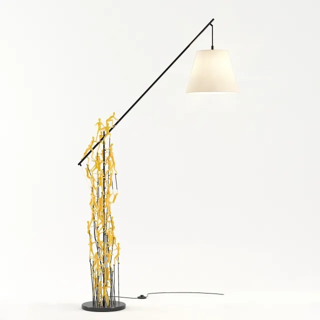 lighting – Little people boomtown  floor lamp of men 3ds Max