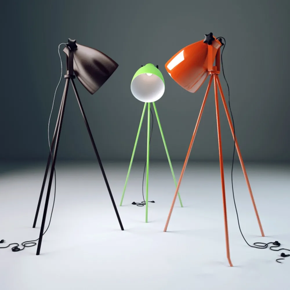 lighting – Lussole multi-colored floor lamps 3ds Max