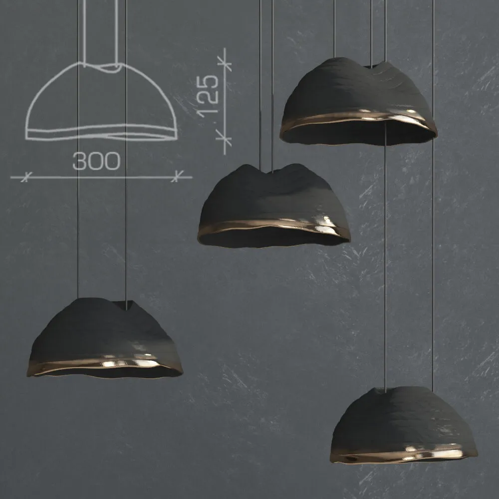 lighting – Metal pendant lights 3ds Max