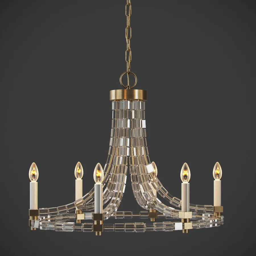 lighting – Mirayn Chandelier Ch114-6-Brs 3ds Max