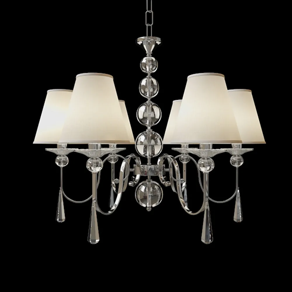 lighting – Modern crystal chandelier 3ds Max