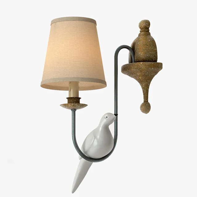lighting – Norman Bird Wall Lamp one 3ds Max