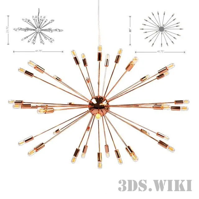 lighting – Nuevo VLADIMIR pendant lamp 3ds Max