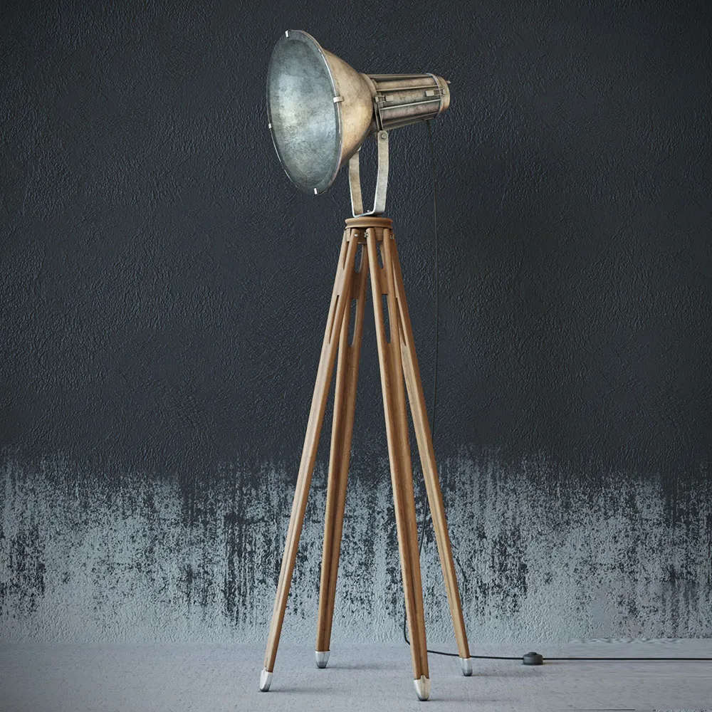lighting – Old floor lamp 3ds Max