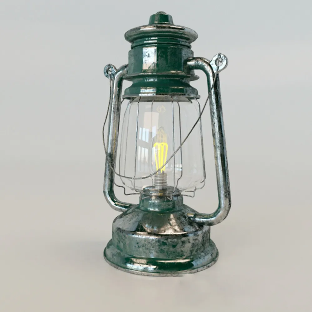 lighting – Old table lamp 3ds Max