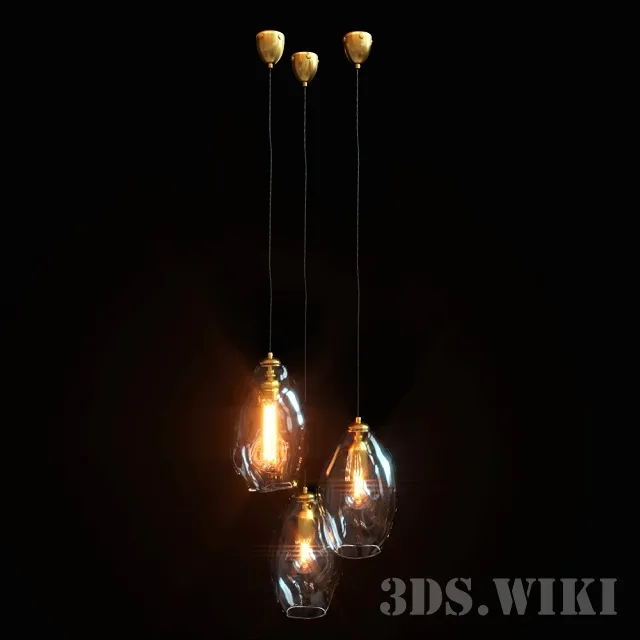 lighting – Organic Large Pendant 3ds Max