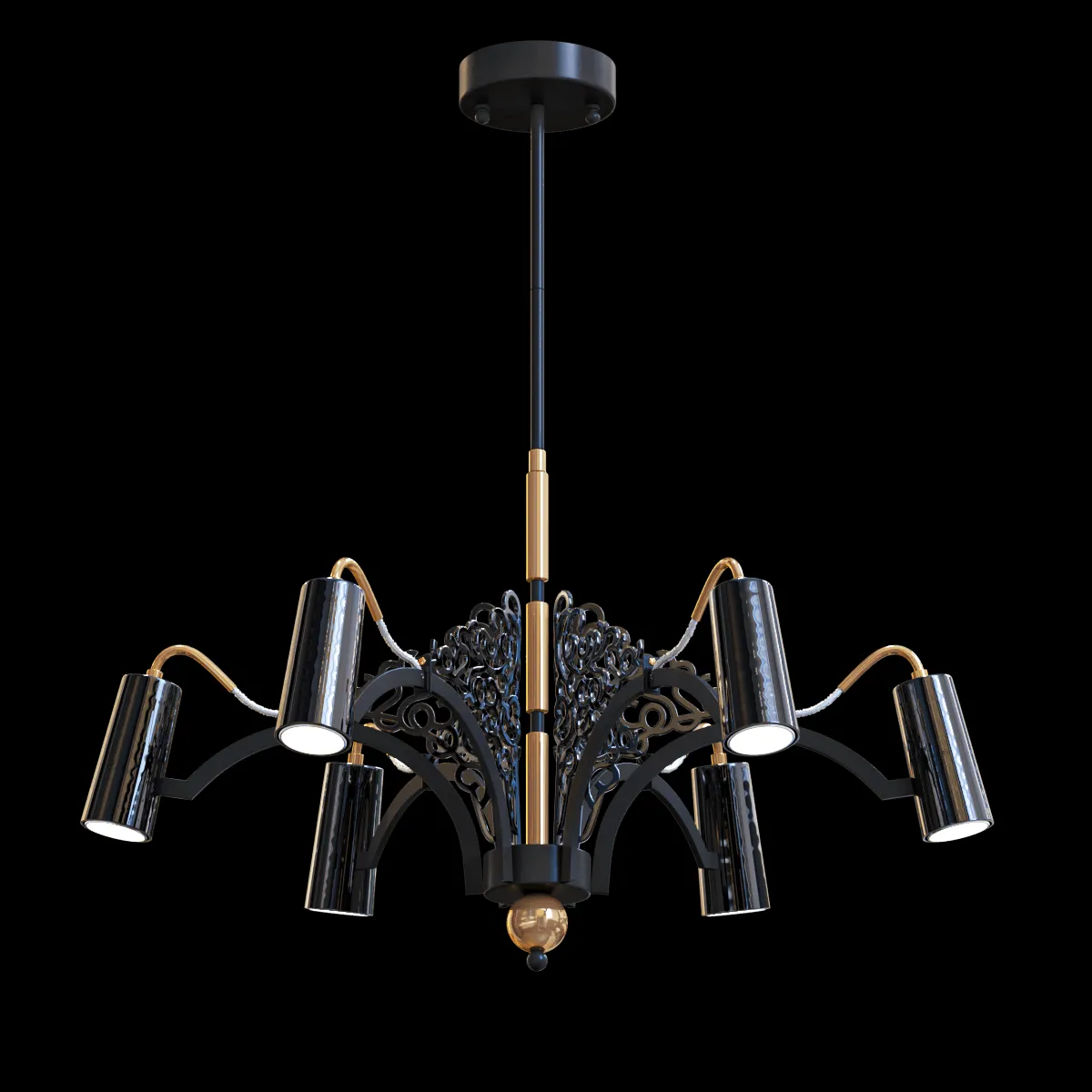 lighting – Pendant chandelier Fabia 3ds Max
