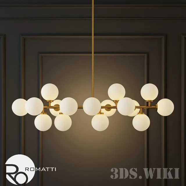lighting – Pendant lamp (chandelier) Mimosa from Atelier Areti 3ds Max