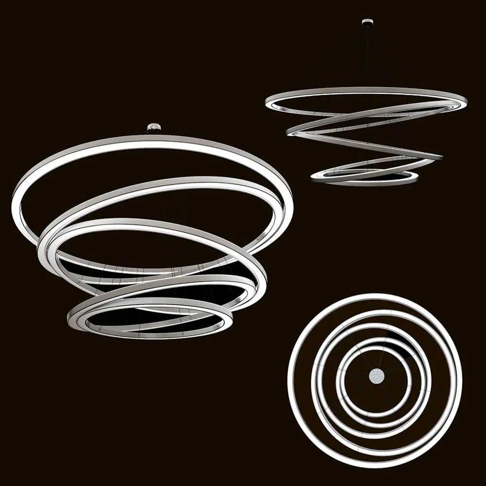 lighting – Pendant lamp (chandelier) Toccata 3ds Max