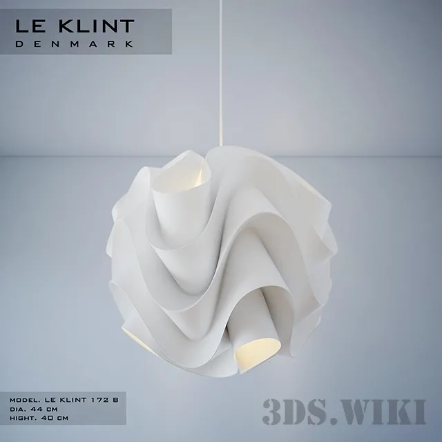 lighting – Pendant lamp LE KLINT 172 B 3ds Max