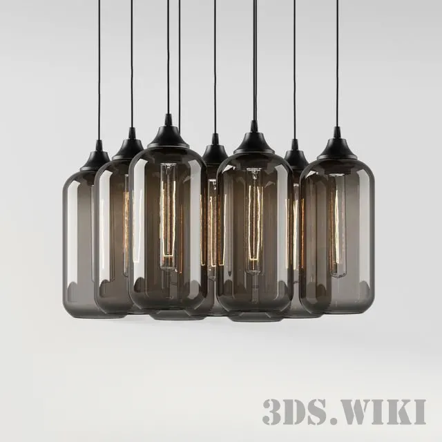 lighting – Pendant lamp Niche lighting 3ds Max
